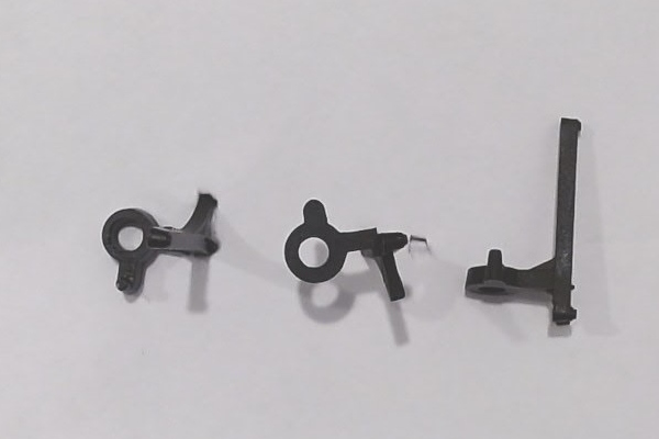 BRAKE SHOE / RH FRONT / DIE-CAST / BLACK / 21.62mm L / PS 1 / PREMIER CLASS A 2-6-6-4