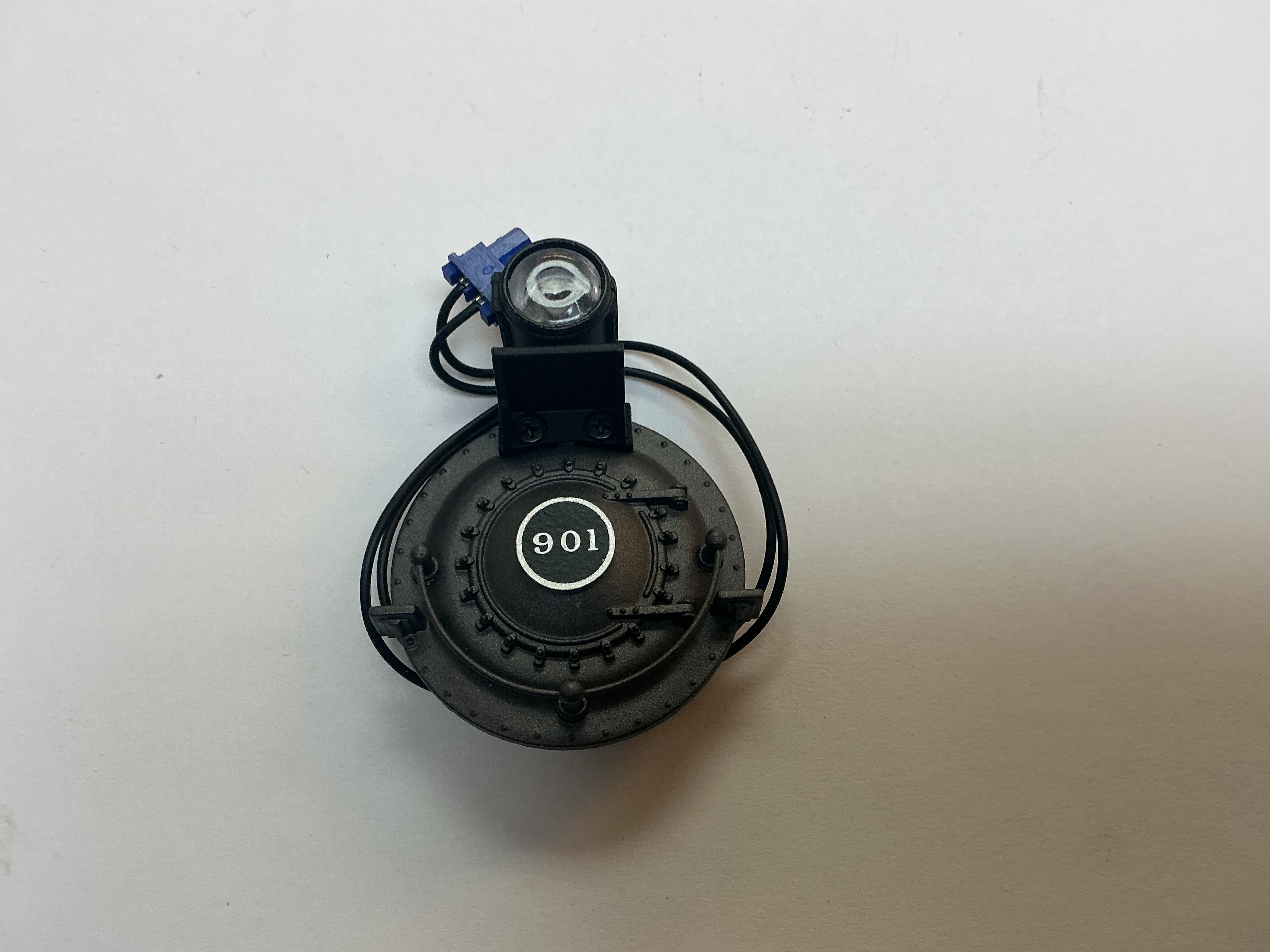 BOILER FRONT / W/H/L HOUSING / W/NUMBER BOARDS / W/NUMBER PLATE / NYC #901 / PREMIER A-5 SWITCHER 0-4-0