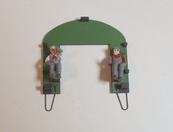 CAB REAR WALL / W/FIGURES / BLACK / W/GREEN INTERIOR / PREMIER 3-CYLINDER 4-12-2
