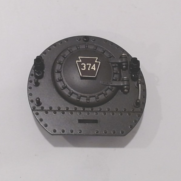 BOILER FRONT / W/CLASS LAMPS / GRAPHITE / PRR #374 / PS 1 / PREMIER Y-3 2-8-8-2