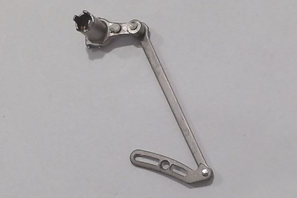 ECCENTRIC ROD ASSEMBLY / LH / SATIN NICKEL / PREMIER GS-4 4-8-4 