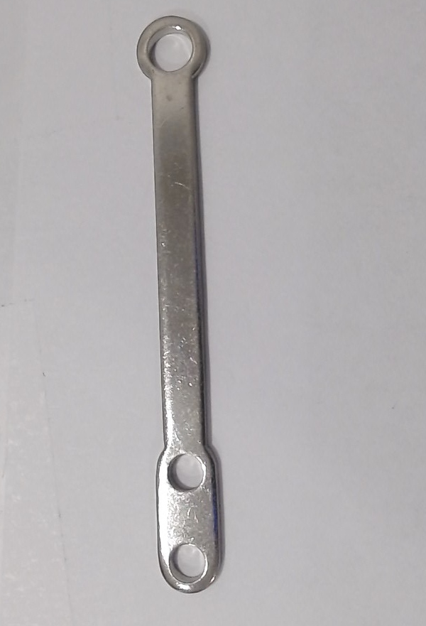 DRAWBAR / NICKEL / 67.75mm L / 2 HOLES / PREMIER HEAVY PACIFIC 4-6-2