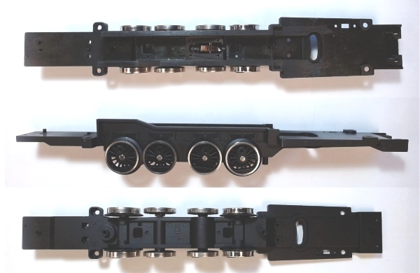 DRIVE BLOCK / 4-AXLE / NICKEL WHEELS / PS-1 / RAILKING S-2 STEAM TURBINE 6-8-6