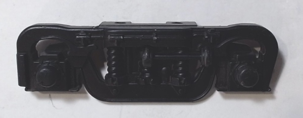 SIDE FRAME / 2-AXLE / LH FRONT / BLACK / BOTTOM MOUNT / RAILKING RDC BUDD CAR