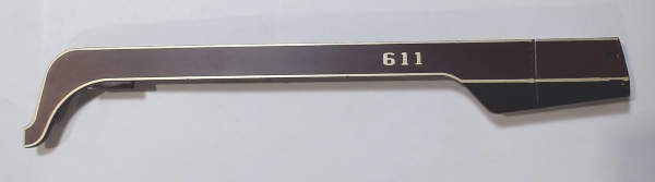 BOILER SKIRT / BLACK & DARK RED #611 / LH / BANTAM N&W J 4-8-4