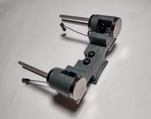 STEAM CHEST / W/CROSSHEAD GUIDES / GRAY W/SILVER / SATIN NICKEL / PREMIER AMERICAN & ESE 4-4-0