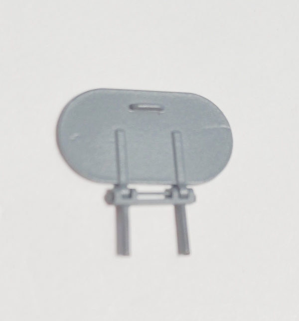 WATER HATCH / W/HINGES / LH OR RH REAR / TENDER / GRAY / PREMIER BR44