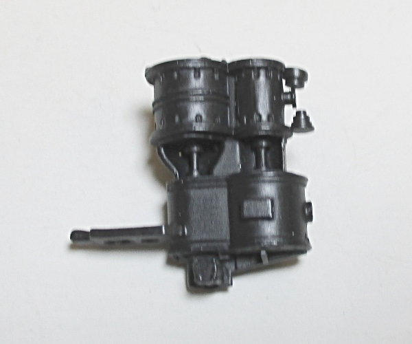 AIR PUMP / LH SIDE MOUNT / BRUNSWICK GREEN / WESTINGHOUSE CROSS COMPOUND TYPE / PREMIER K-4s 4-6-2