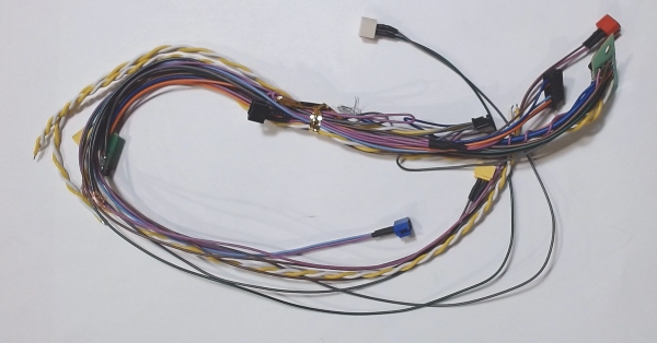PCB / TETHER CONNECTOR / 10-POSITION / W/PS 2 TACH READER / 450mm L / RAILKING CHALLENGER 4-6-6-4