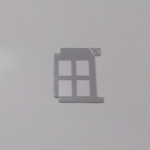 WINDOW / CAB / LIGHT GRAY / LH / W/GLASS / PREMIER HEAVY PACIFIC 4-6-2