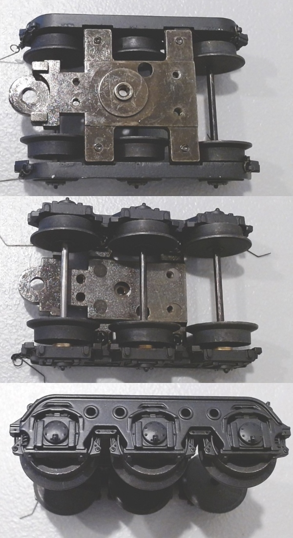 TENDER TRUCK / 6-WHEEL / REAR / W/CHAINS / PS 3 / PREMIER N&W J & CLASS A 2-6-6-4