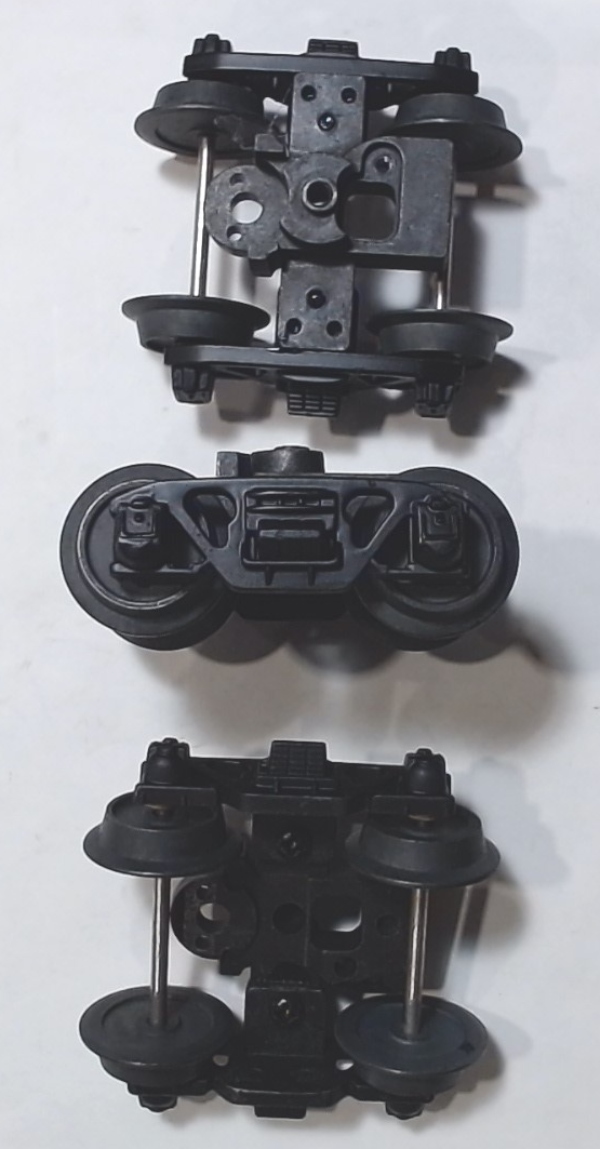 TENDER TRUCK / 4-WHEEL / REAR / BLACK / RAILKING 0-8-0