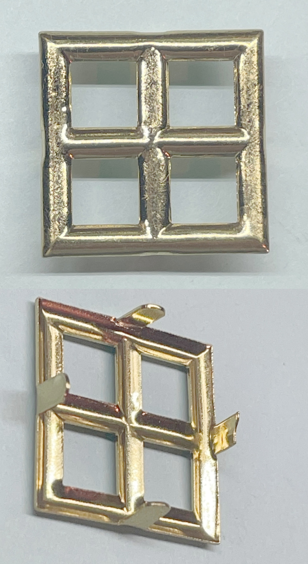 WINDOW / 4-PANE / BRASS / TINPLATE STANDARD GAUGE 4689 ELECTRIC