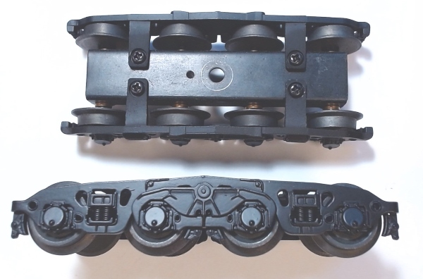 TENDER TRUCK / 8-WHEEL / FRONT / BLACK / PREMIER PRR S-1 6-4-4-6