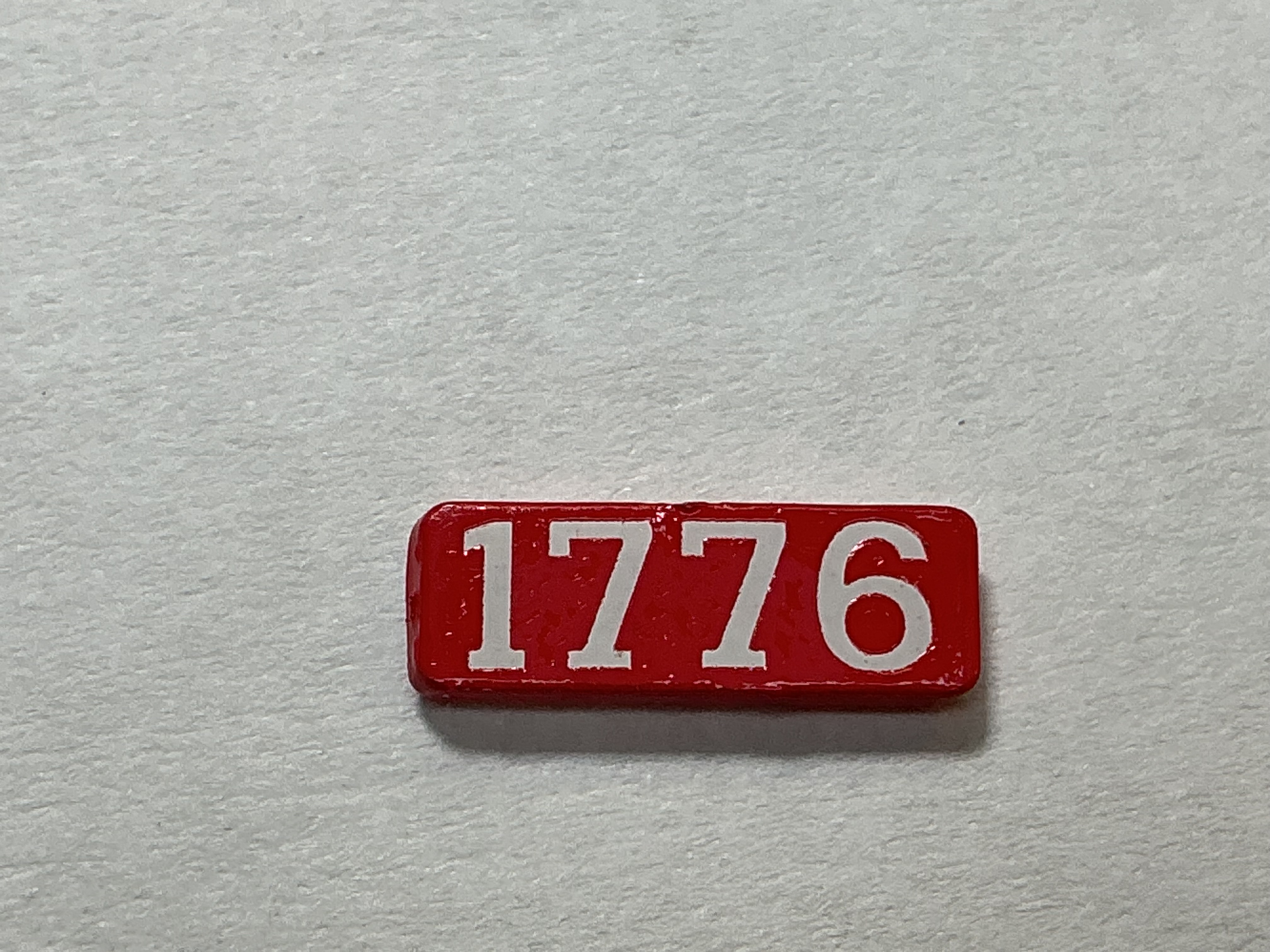 NUMBER BOARD / RH OR LH / FRONT OR REAR / #1776 / PREMIER GP-40