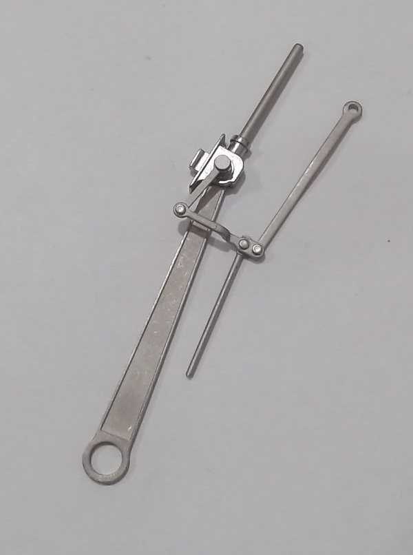 MAIN ROD & CROSSHEAD ASSEMBLY / RH / SATIN NICKEL / PREMIER GS-4 4-8-4 