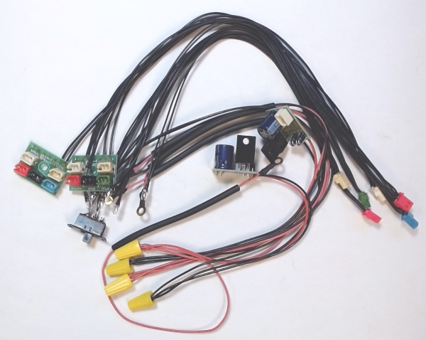 WIRE HARNESS SET / W/ LAMPS & 2)6V CV BOARDS / PREMIER NON-POWERED U30C