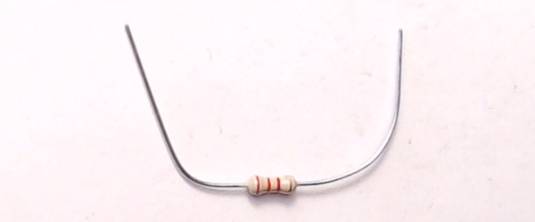 RESISTOR / 2.2K OHM 1/8W / PROTOSOUND 2 3V PROCESSOR BOARD