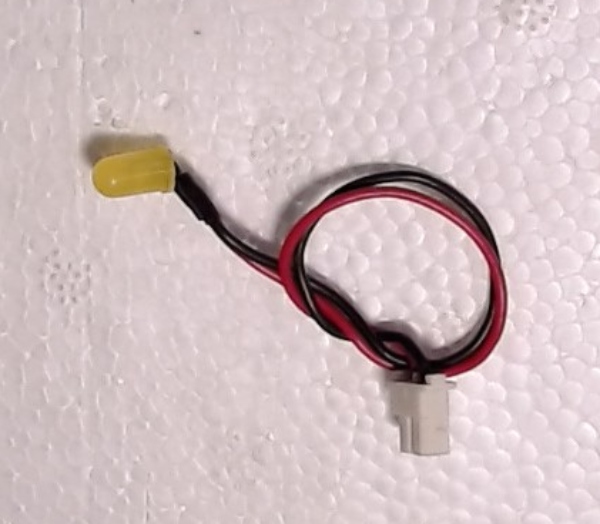 LED / YELLOW / 5mm DIAM / W/2-POS PLUG / PS3