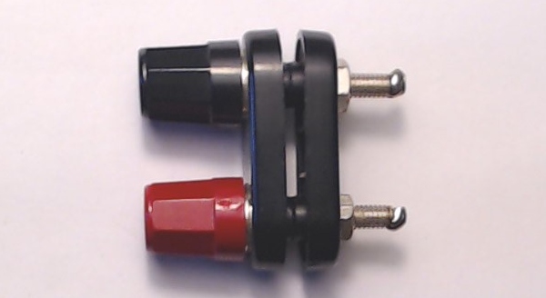 BINDING POST / DUAL / RED & BLACK THUMBSCREW / Z-4000 / TIU / WTIU