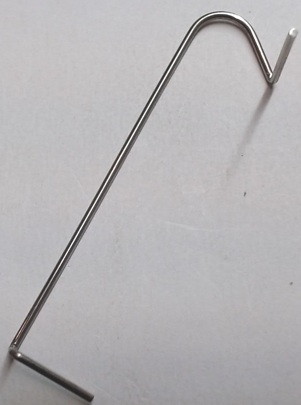 HANDRAIL / CAB / RH / CHROME / RAILKING DREYFUS HUDSON 4-6-4