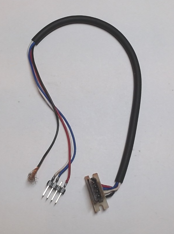 PCB / TETHER CONNECTOR / 4-POSITION / DIESEL / 250mm L / DIESEL TRUCK MOUNT / RAILKING GAS TURBINE