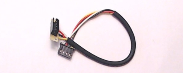 TETHER / DIESEL / 4-POSITION / W/PCB CONNECTR / 159mm L / RAILKING E-3 LEAD A