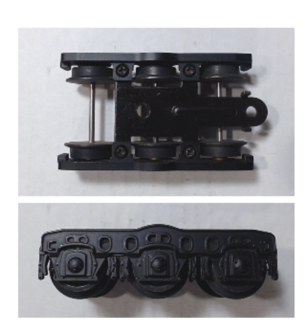 TENDER TRUCK / 6-WHEEL / REAR / BLACK / PS 1 / PREMIER ESE HUDSON 4-6-4