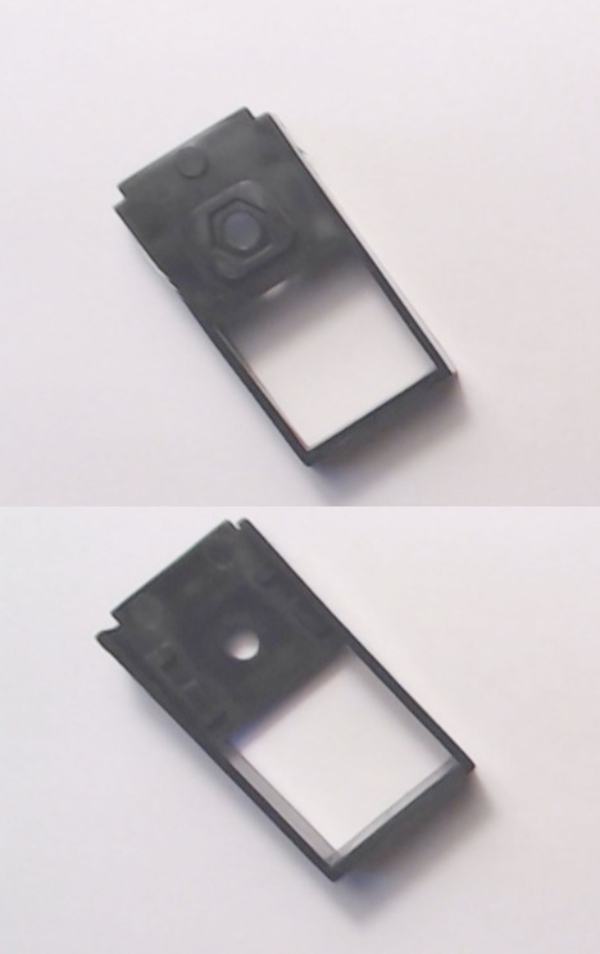 PICK UP INSULATOR / BOTTOM / 17.2mm W x 30.8mm L x 9.5mm H / 3 SIDE WALLS *