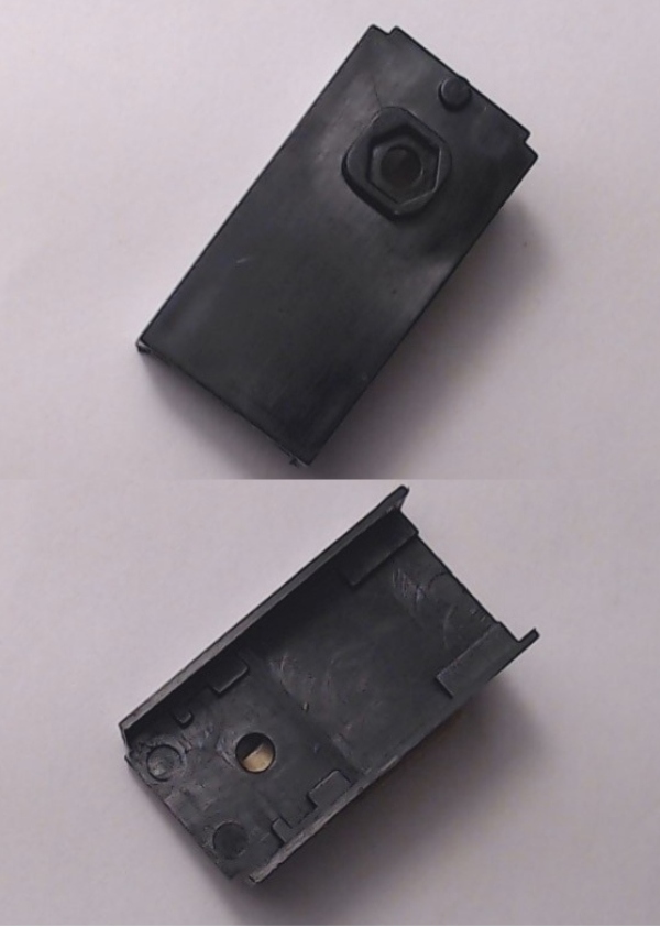 PICK UP INSULATOR / BOTTOM / 17.6mm W x 33.25mm L x 8mm H / 2 LONG SIDE WALLS