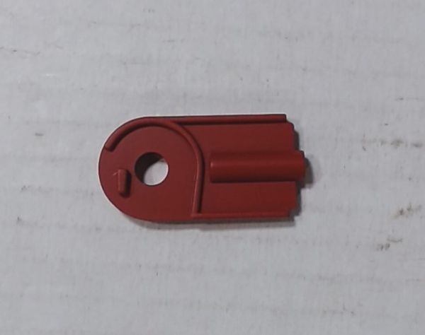 BRACKET / OVERHEAD BRUSH SUPPORT / RH / DARK RED / RAILKING CAR WASH