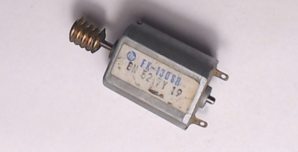 DC MOTOR / MABUCHI FK-130SH / W/WORM GEAR / RAILKING OPERATING GAS STATION