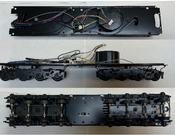 TENDER FRAME / COMPLETE / W/4 OHM SPEAKER / W/O PROTO-COUPLER / PS-3 / PREMIER ATSF NORTHERN 4-8-4