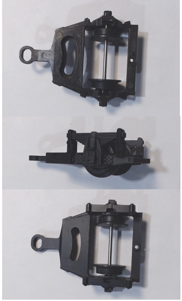 2-WHEEL TRAILING TRUCK / BLACK / W/SOLID WHEELS / PREMIER PACIFIC 4-6-2