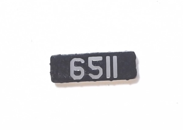 NUMBER BOARD / FRONT / PREMIER F-7A / NP #6511A