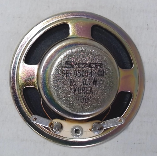 SPEAKER / 8 OHM 0.2W / 50mm DIAM. / STAR PR-05004-08 /ALT# BF4500008 OR BF4500007