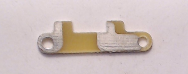 PCB / CONTACT SPRING BOARD / REAR / 9.5mm W x 34.55mm L / TWO MOUNTING TABS / *