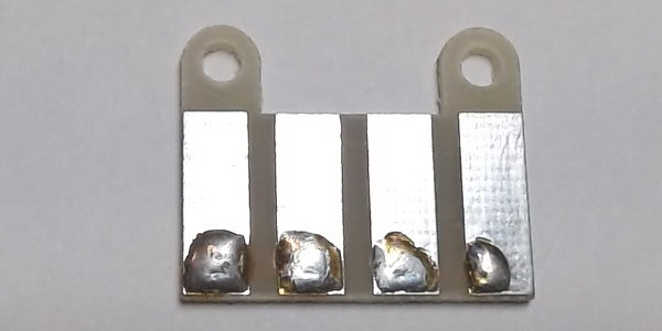 PCB / CONTACT SPRING BOARD / 4-POSITION / FRONT / RAILKING DOODLEBUG