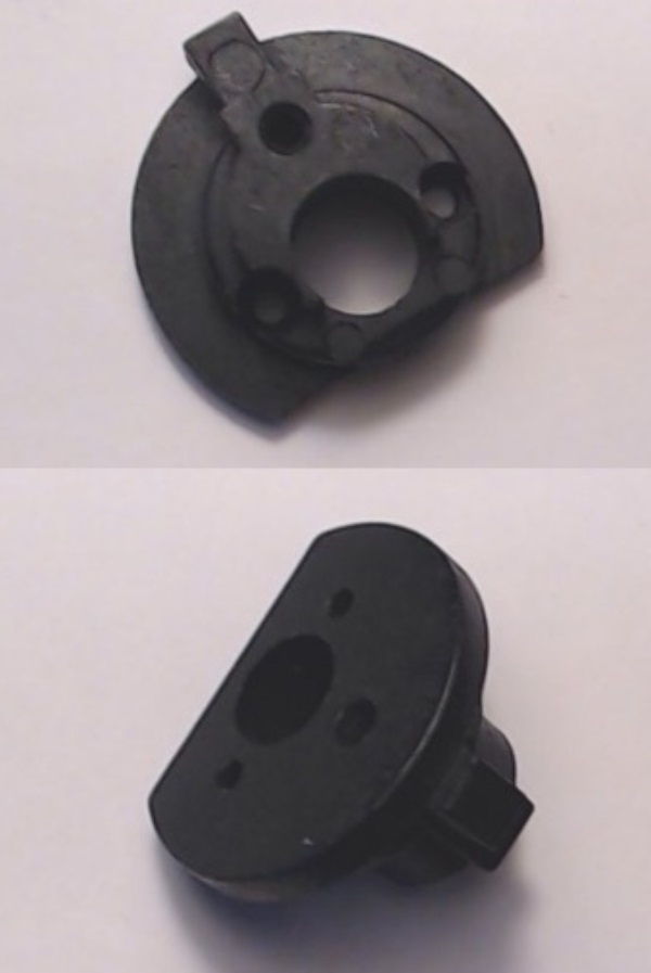 MOTOR MOUNT / DIESEL / 31.8mm W x 28.55mm L x 16.9mm H / RAILKING 6-WHEEL TRUCKS