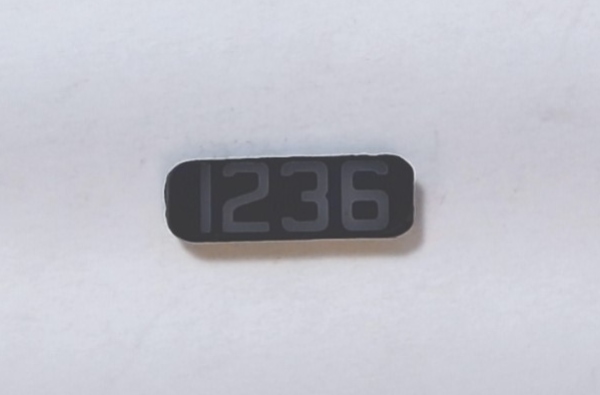 NUMBER BOARD / LF OR RR / PREMIER GP-9 / ROCK ISLAND #1236