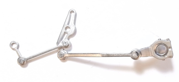 ECCENTRIC ROD ASSEMBLY / LH / FRONT & REAR ENGINE / SATIN NICKEL / PREMIER PRR S-1 6-4-4-6