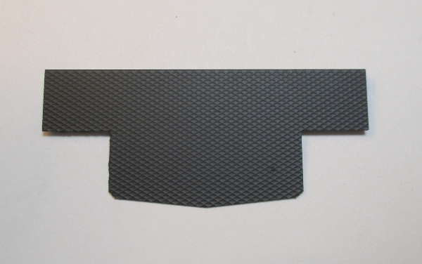TENDER DECKING / FRONT TREADPLATE / BLACK / PREMIER 0-6-0 SWITCHER