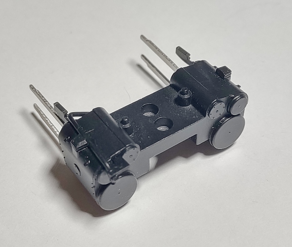 STEAM CHEST / W/SATIN CROSSHEAD GUIDES / BLACK / FRONT ENGINE / HO SCALE CAB FORWARD 4-8-8-2