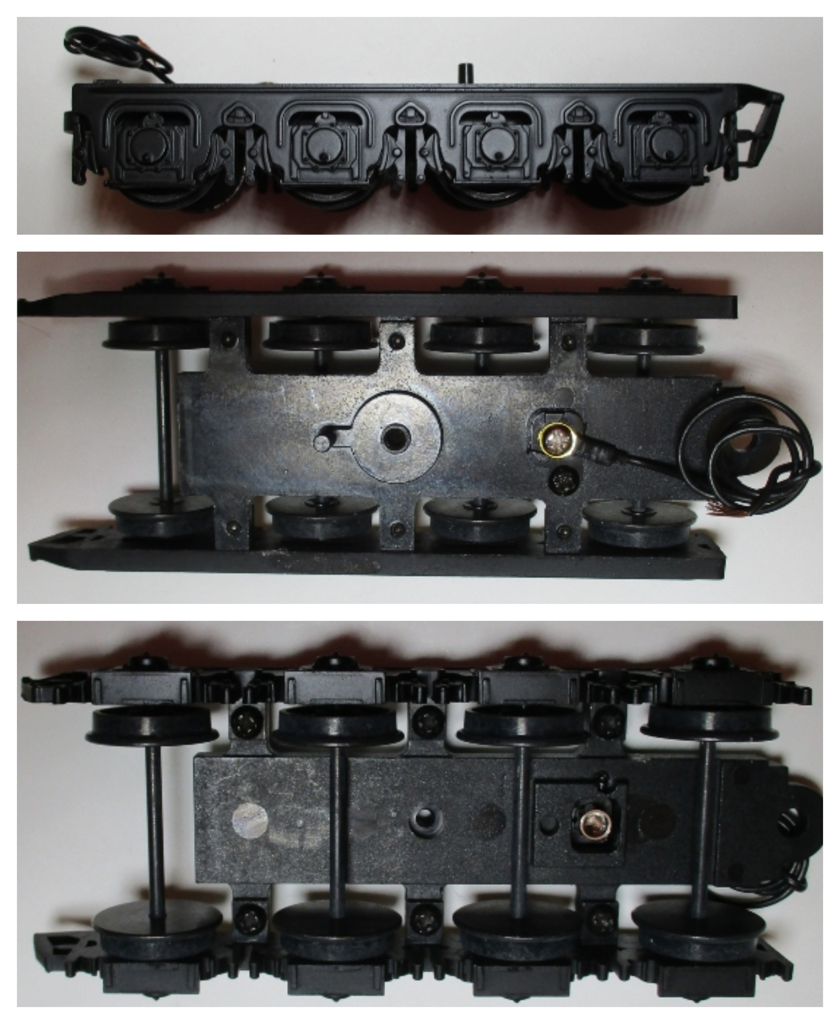 TENDER TRUCK / 8-WHEEL / REAR / W/O COUPLER / BLACK / PS-2 & 3 / 2-RAIL / PREMIER T-1 DUPLEX 4-4-4-4 