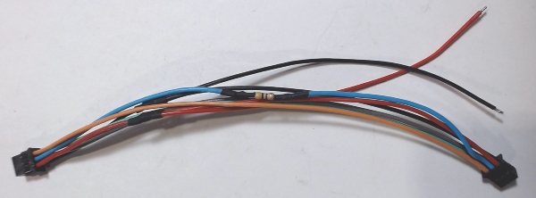 WIRE HARNESS / 6-POS / PS 3 STEAM / DRAW BAR TO TENDER BOARD / 160MM / CAN USE BC1106002