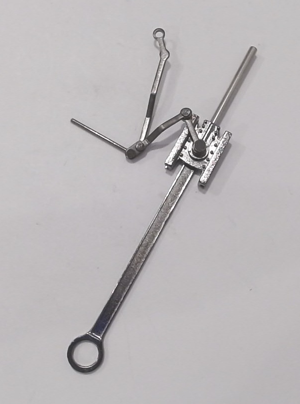 MAIN ROD & CROSSHEAD ASSEMBLY / LH FRONT & REAR ENGINE / BLACKENED / W/LUBRICATOR LINKAGE / PS 3 / PREMIER Y-3 2-8-8-2