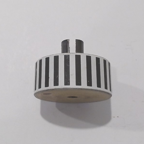 FLYWHEEL / STRIPED / W/DOG BONE COUPLING / 30mm D x 13mm H / PREMIER HUDSON 4-6-4