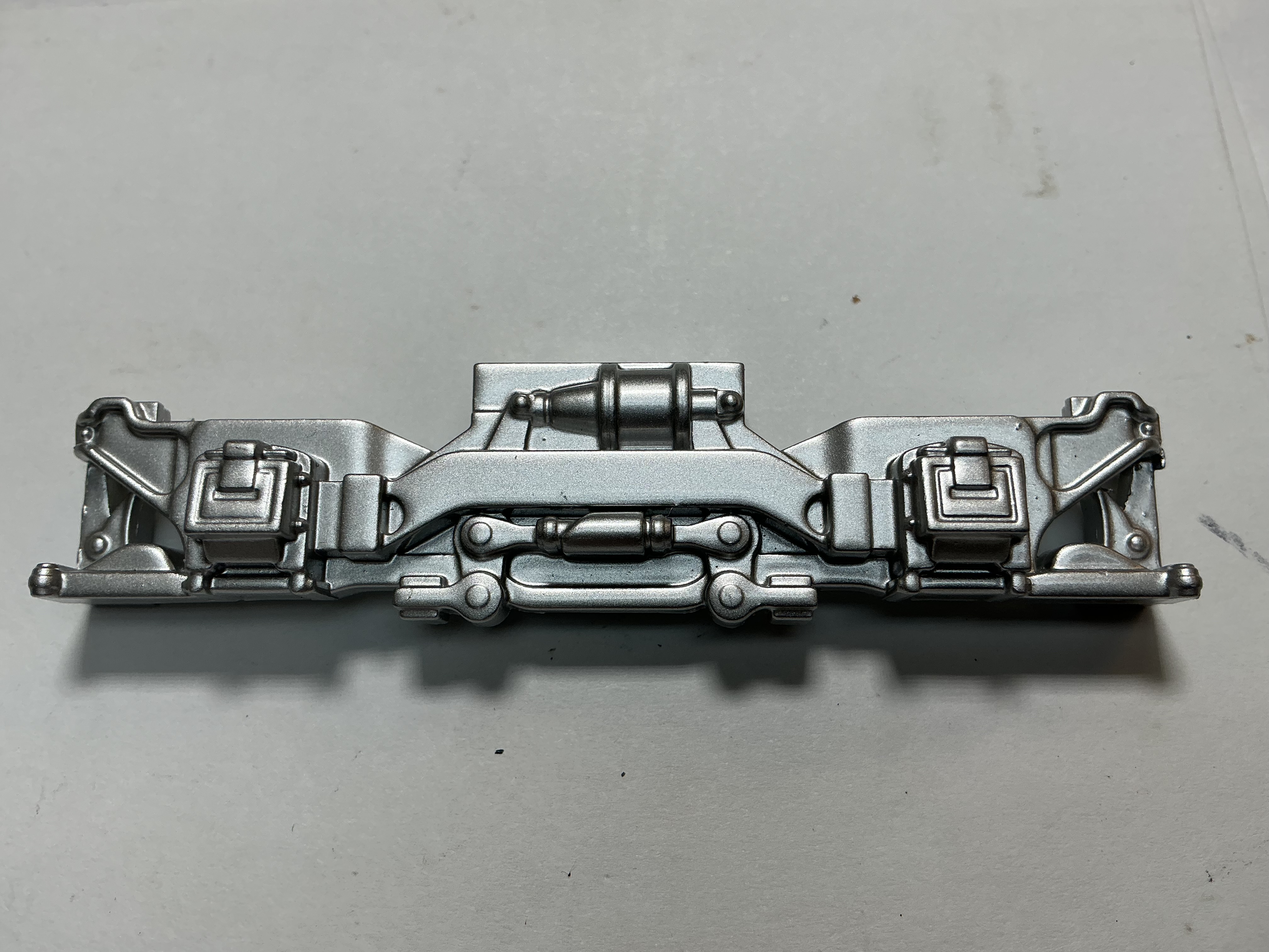 SIDE FRAME / 2-AXLE / SILVER / RF & LR / W/MOLDED DETAILS / PREMIER ALCO S-2