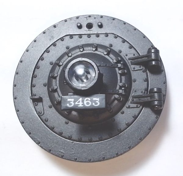 BOILER FRONT / W/HEADLIGHT HOUSING / #3463 / PREMIER SANTA FE HUDSON 4-6-4