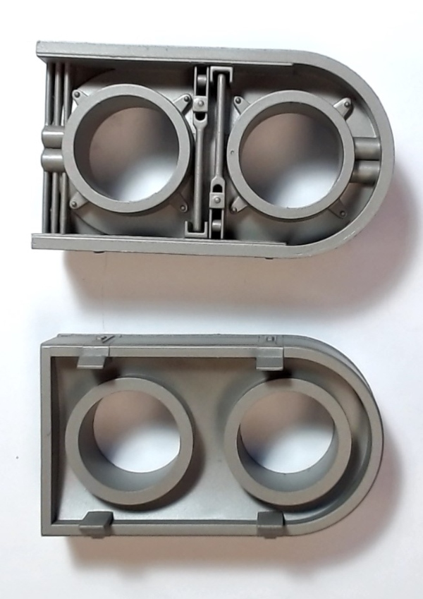 SMOKE STACK / GRAPHITE / 2 HOLES / RAILKING ONE GAUGE BIG BOY 4-8-8-4